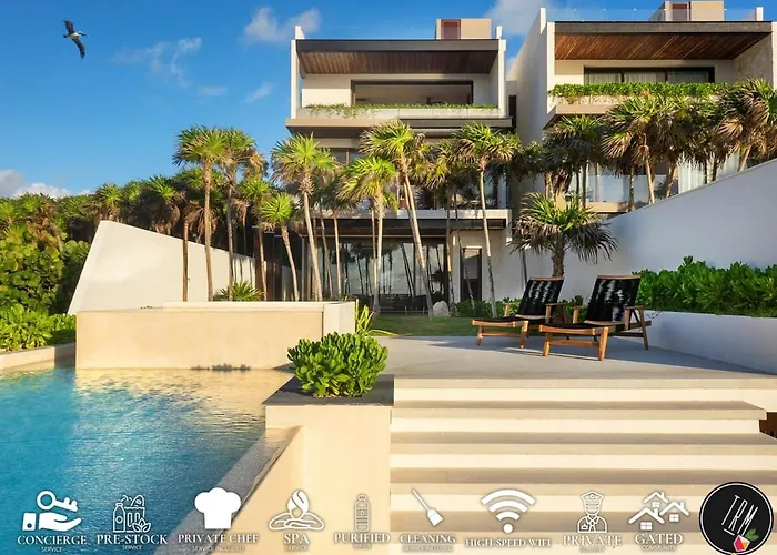 Oceanview 4br Concierge Service * Tulum